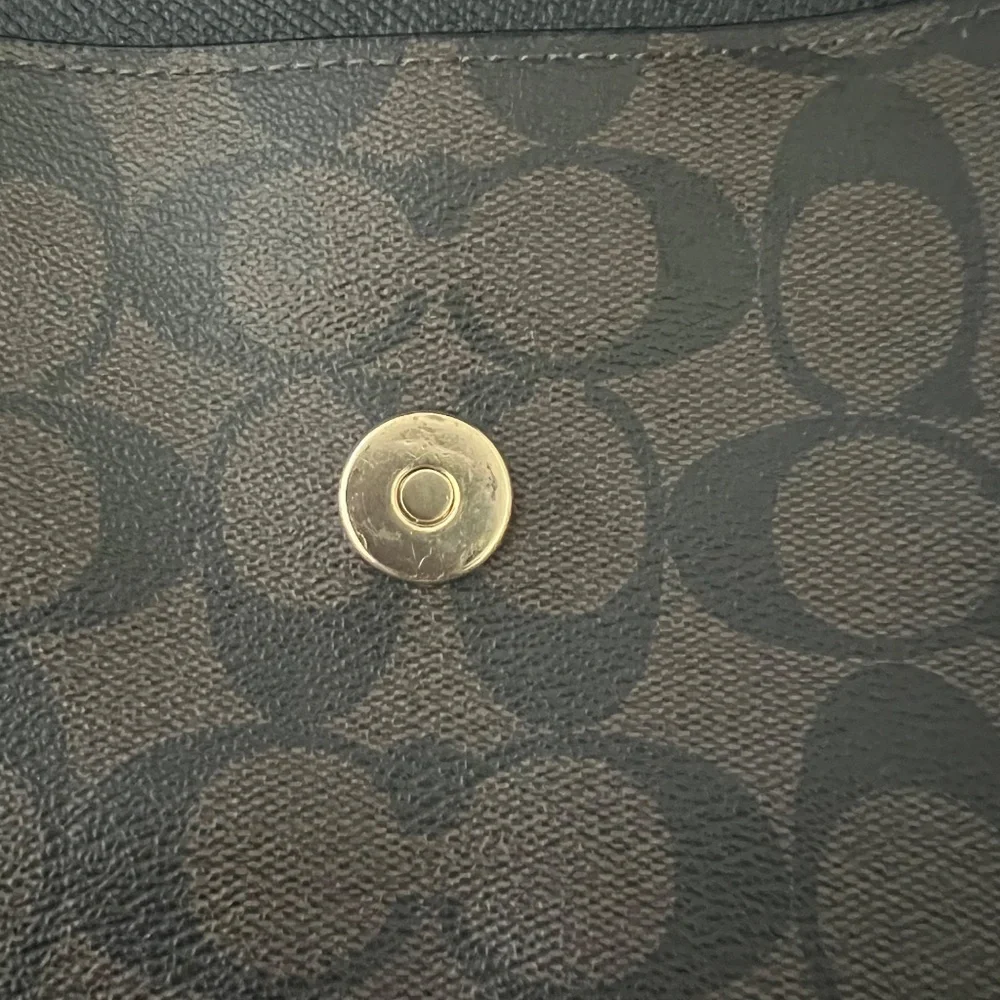 Coach Klare Crossbody Bag In Signature Canvas Gold/Walnut/Black - Picture 6 of 13